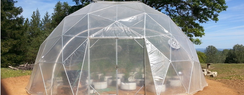 33' 4v Geodesic Dome Greenhouse